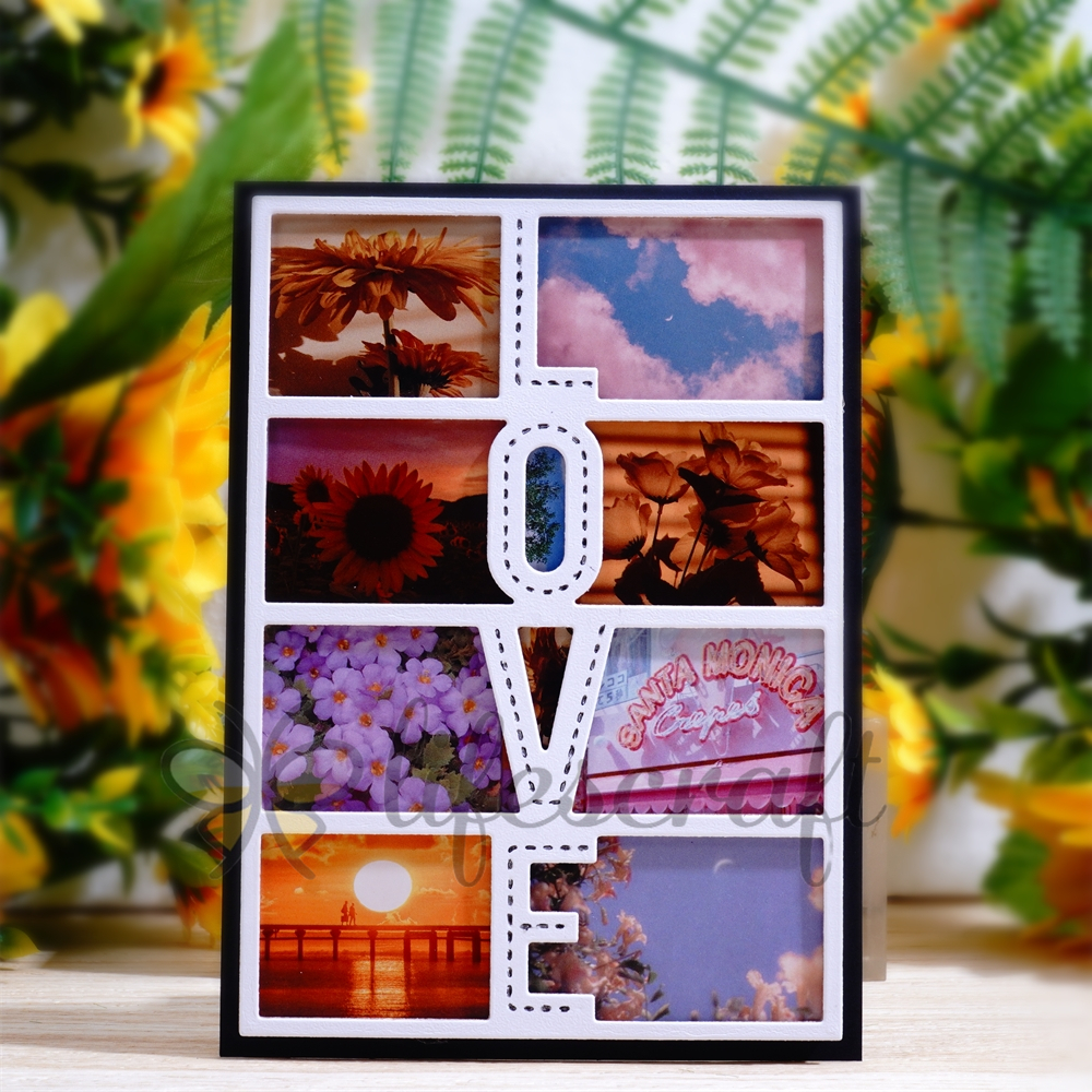 Lifescraft Love Background Board Metal Cutting Dies