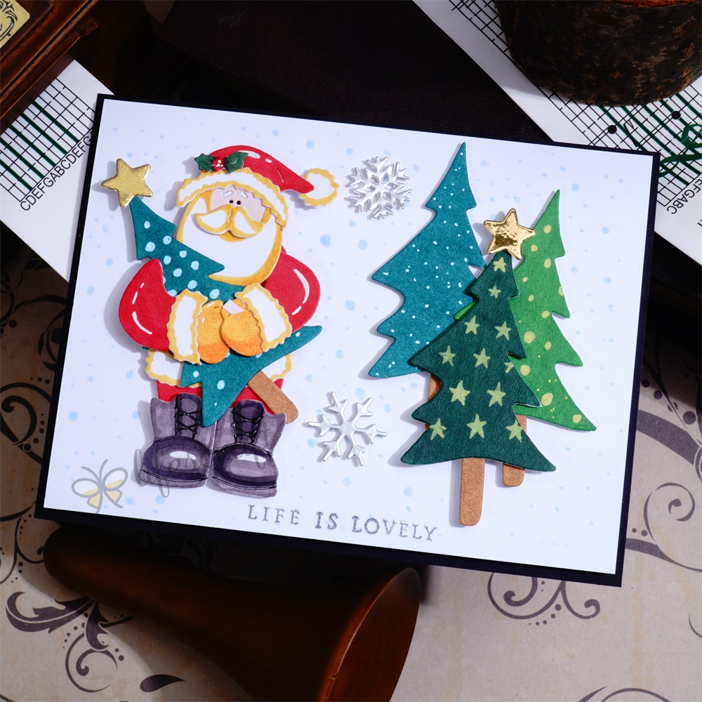 Lifescraft Santa Claus Metal Cutting Dies