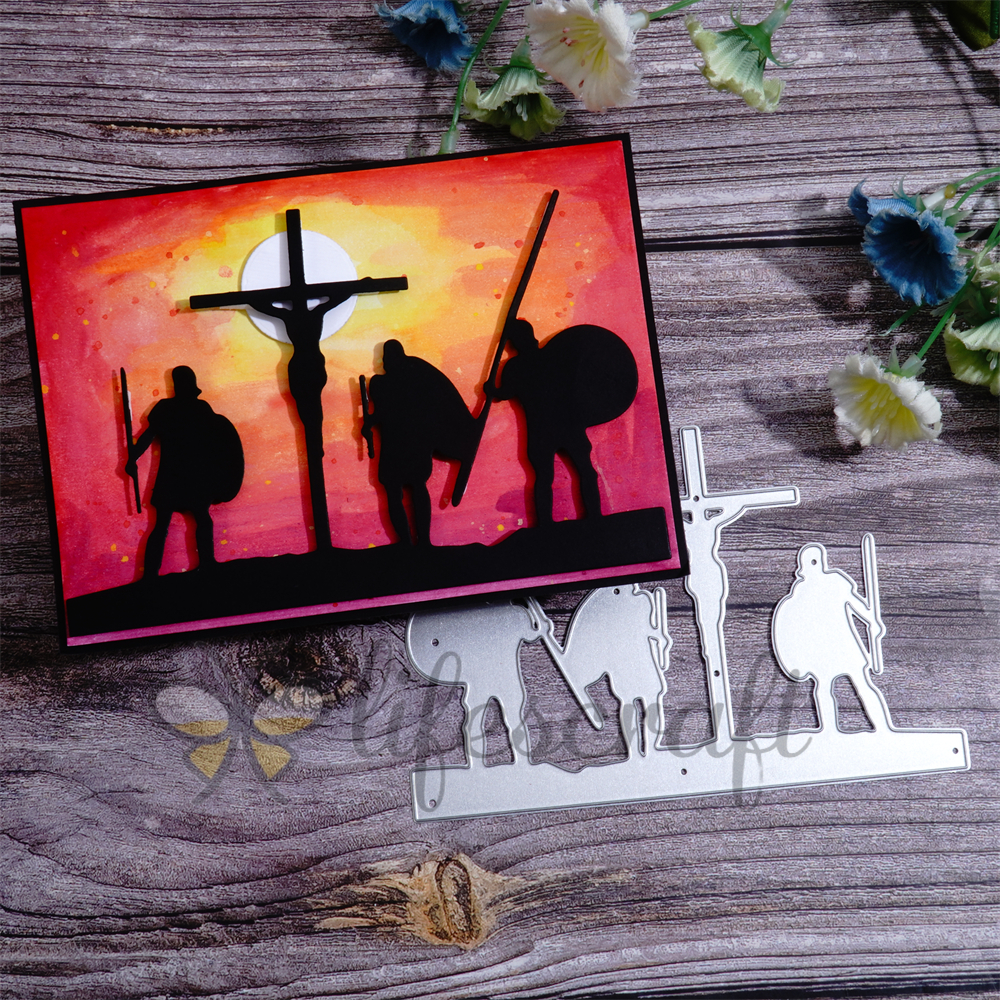 Lifescraft Ancient Roman Warrior and Cross Metal Cutting Dies