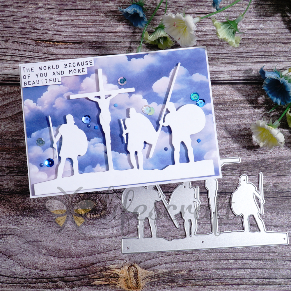 Lifescraft Ancient Roman Warrior and Cross Metal Cutting Dies