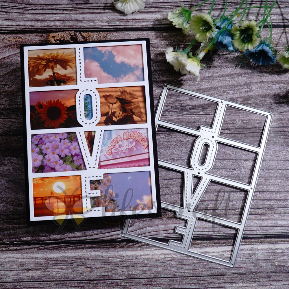 Lifescraft Love Background Board Metal Cutting Dies