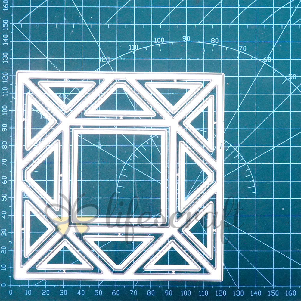 Lifescraft Square Background Board Metal Cutting Dies