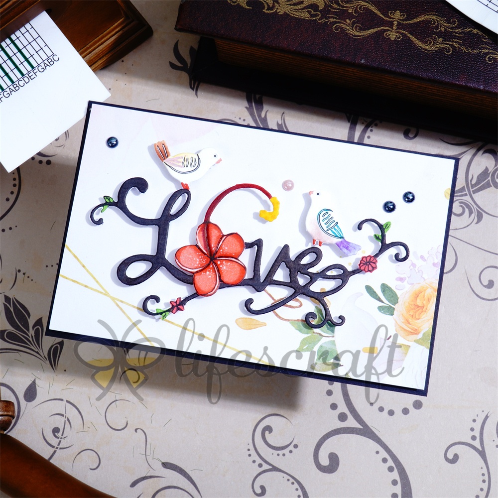 Lifescraft Birds on the Love Tree Metal Cutting Dies
