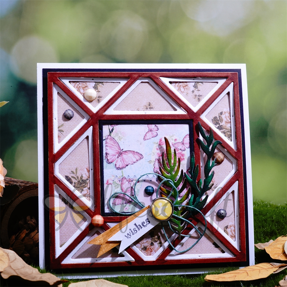 Lifescraft Square Background Board Metal Cutting Dies