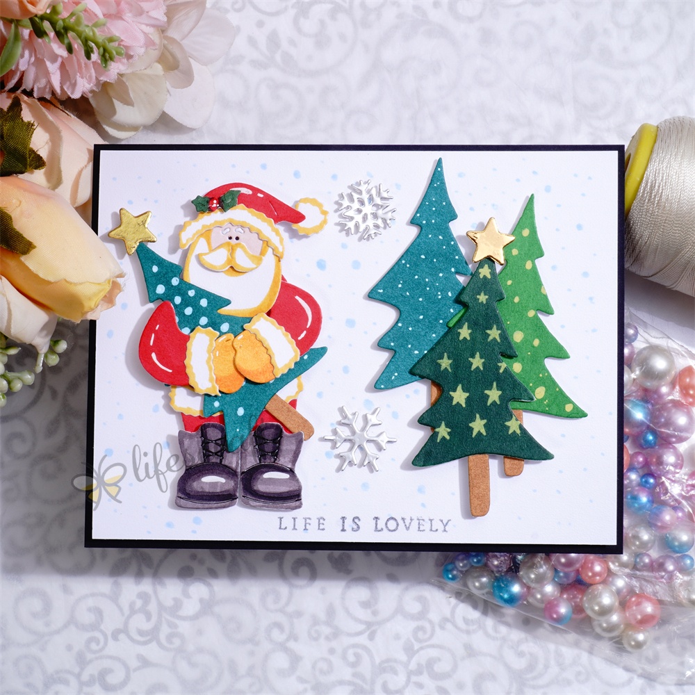Lifescraft Santa Claus Metal Cutting Dies