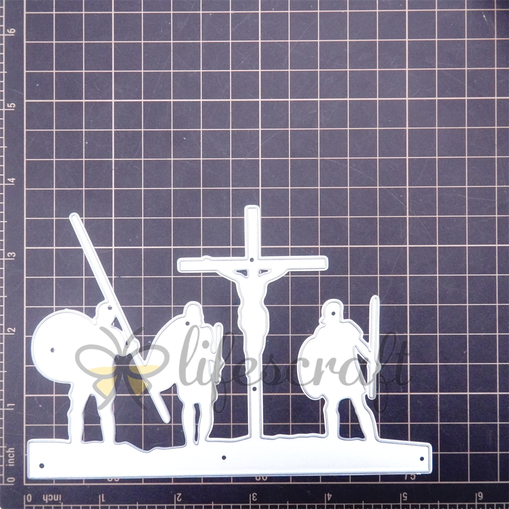 Lifescraft Ancient Roman Warrior and Cross Metal Cutting Dies