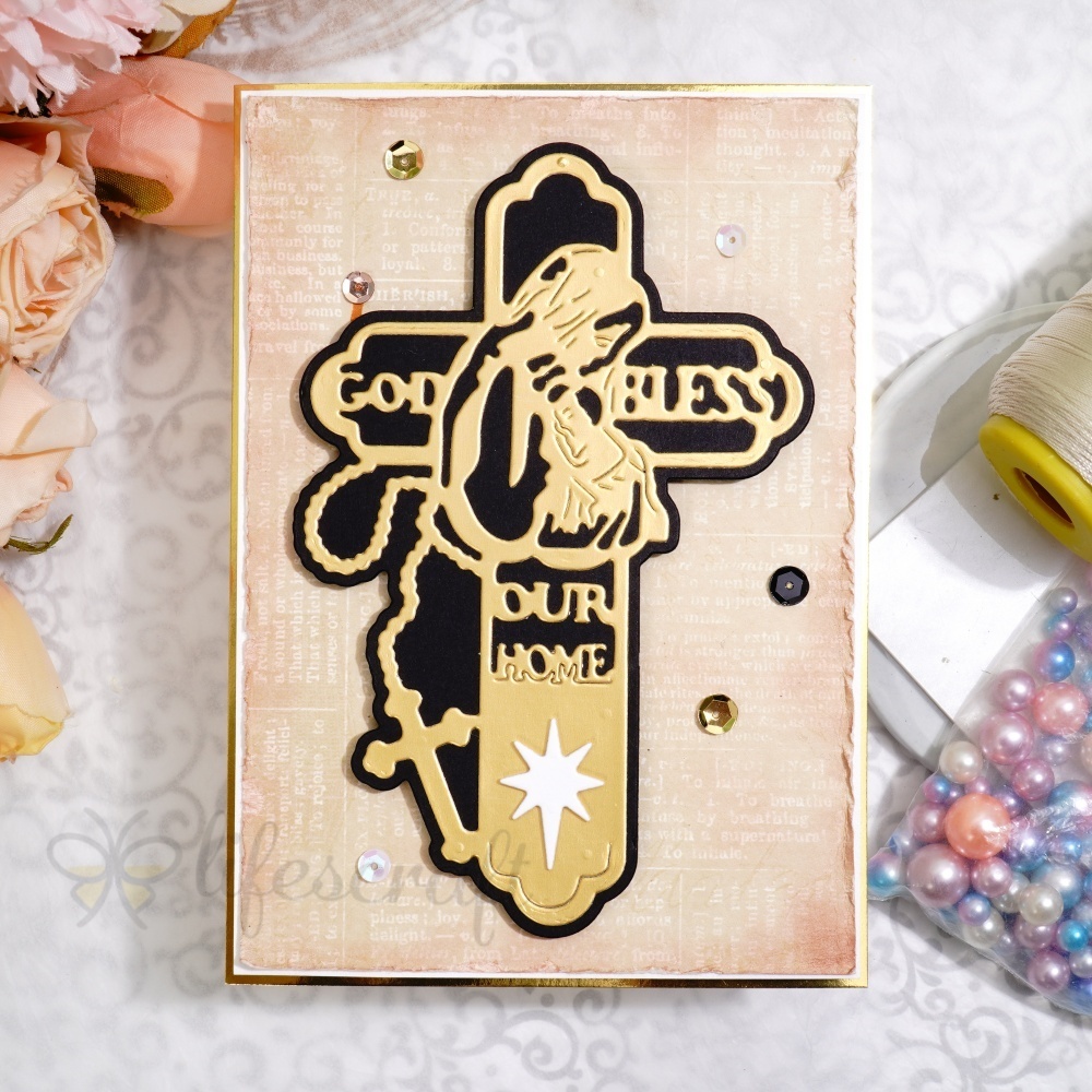 Lifescraft Prayer Cross Metal Cutting Dies