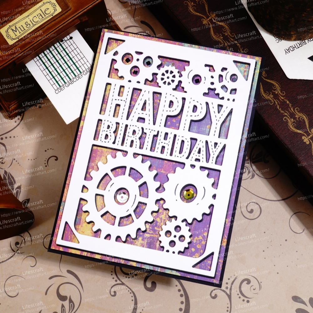 Lifescraft Gear Background Board Metal Cutting Dies