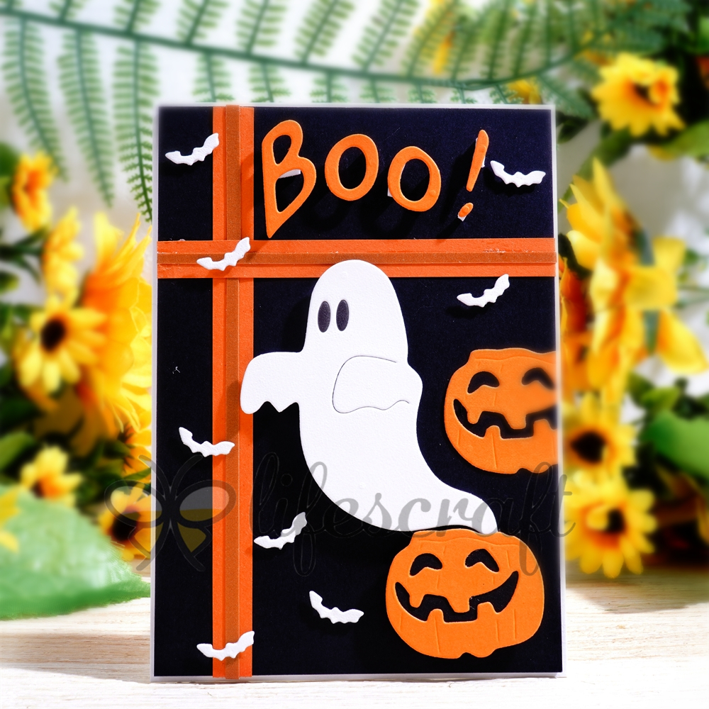 Lifescraft Halloween Boo Ghost Metal Cutting Dies
