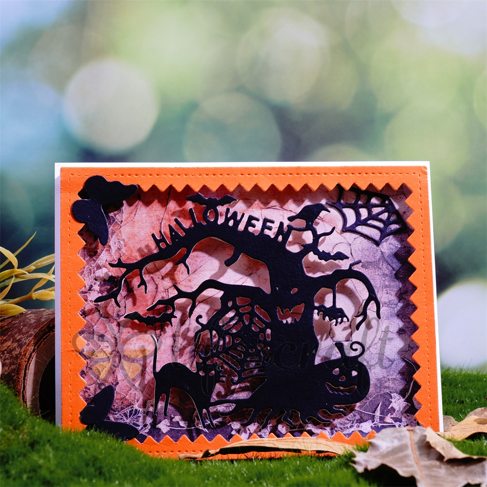 Lifescraft Halloween Ghost Tree Metal Cutting Dies