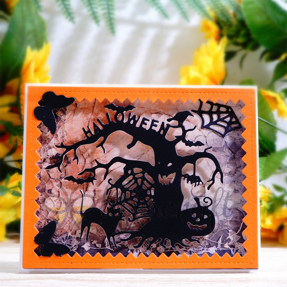 Lifescraft Halloween Ghost Tree Metal Cutting Dies