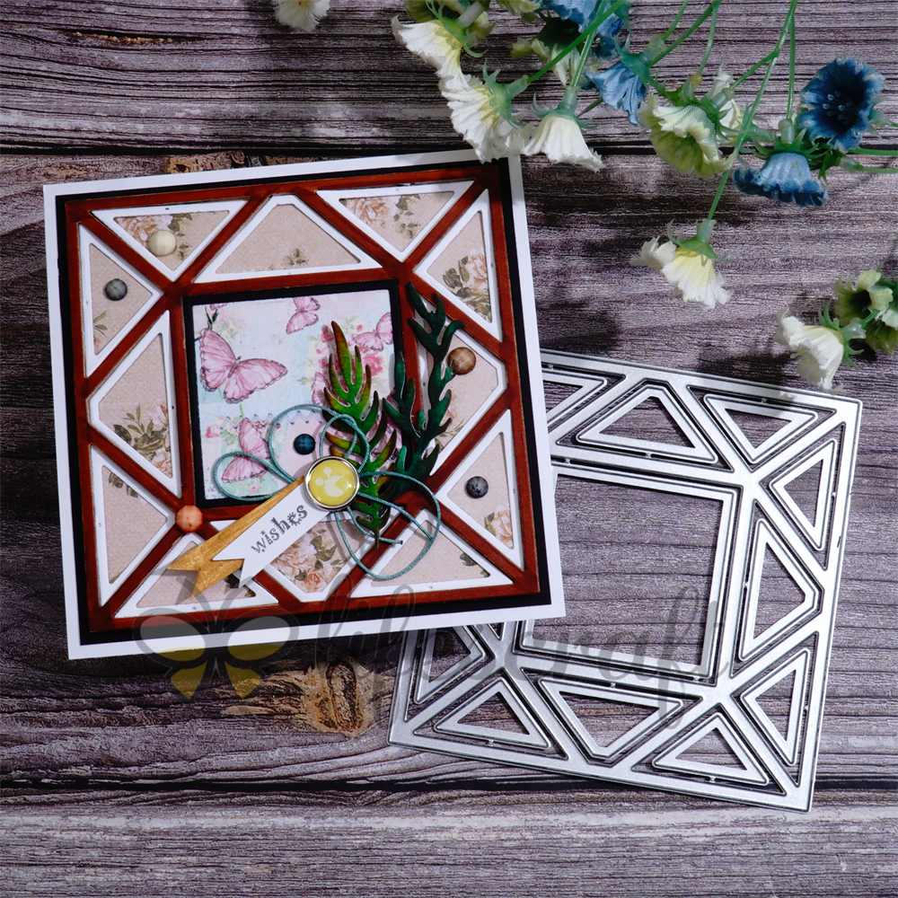 Lifescraft Square Background Board Metal Cutting Dies