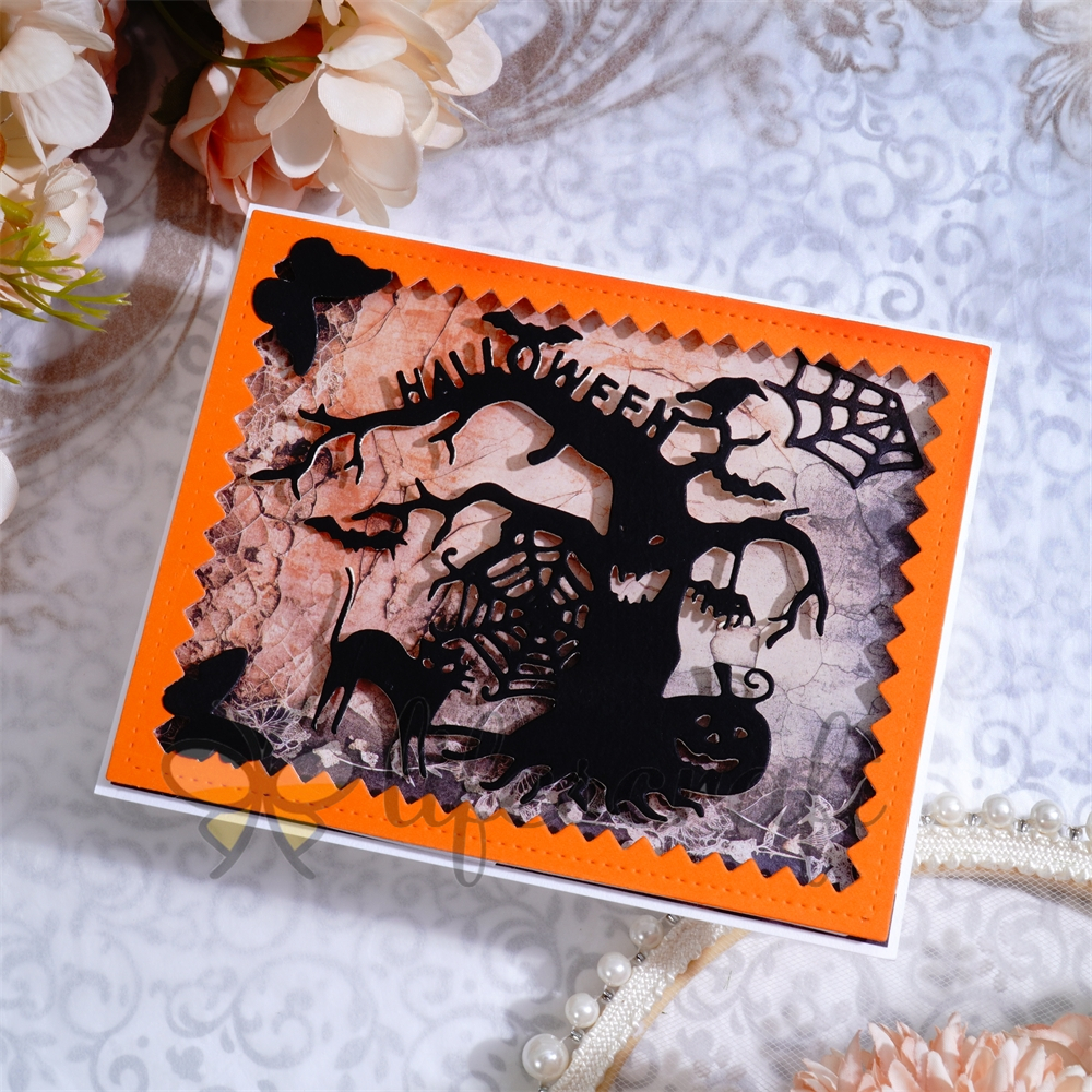 Lifescraft Halloween Ghost Tree Metal Cutting Dies