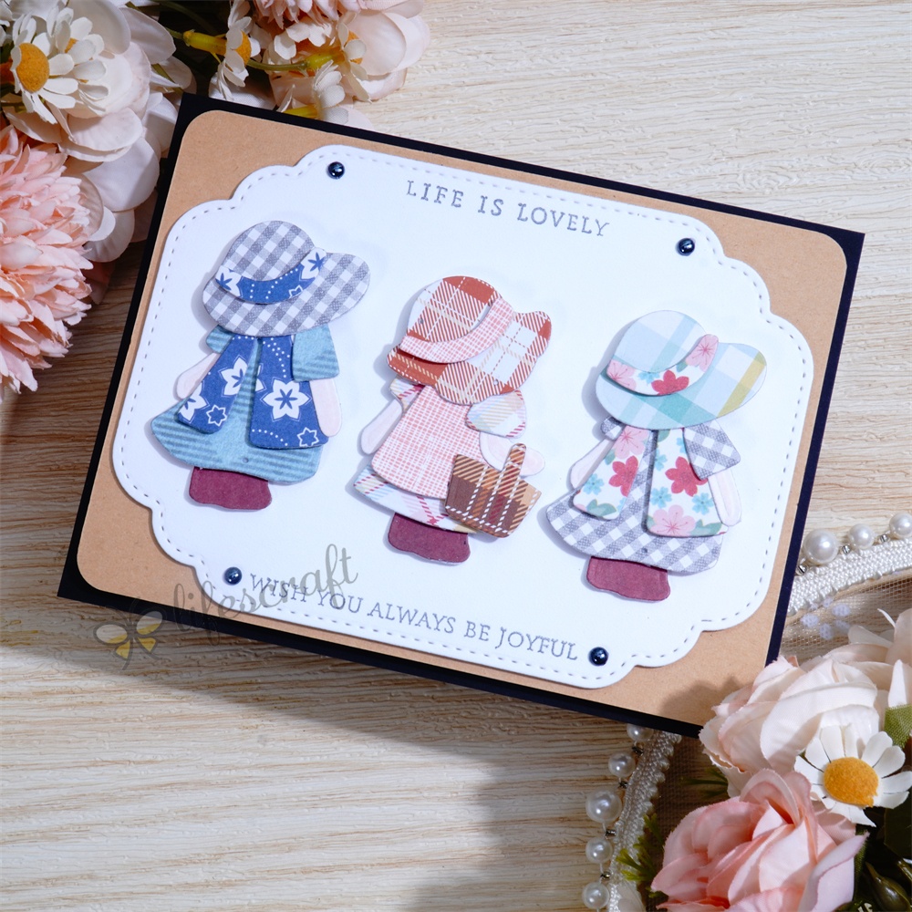 Lifescraft Little Girl Metal Cutting Dies