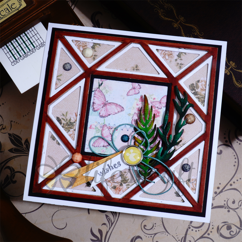 Lifescraft Square Background Board Metal Cutting Dies