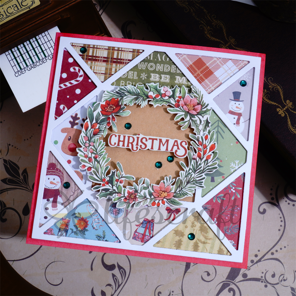 Lifescraft Square Background Board Metal Cutting Dies