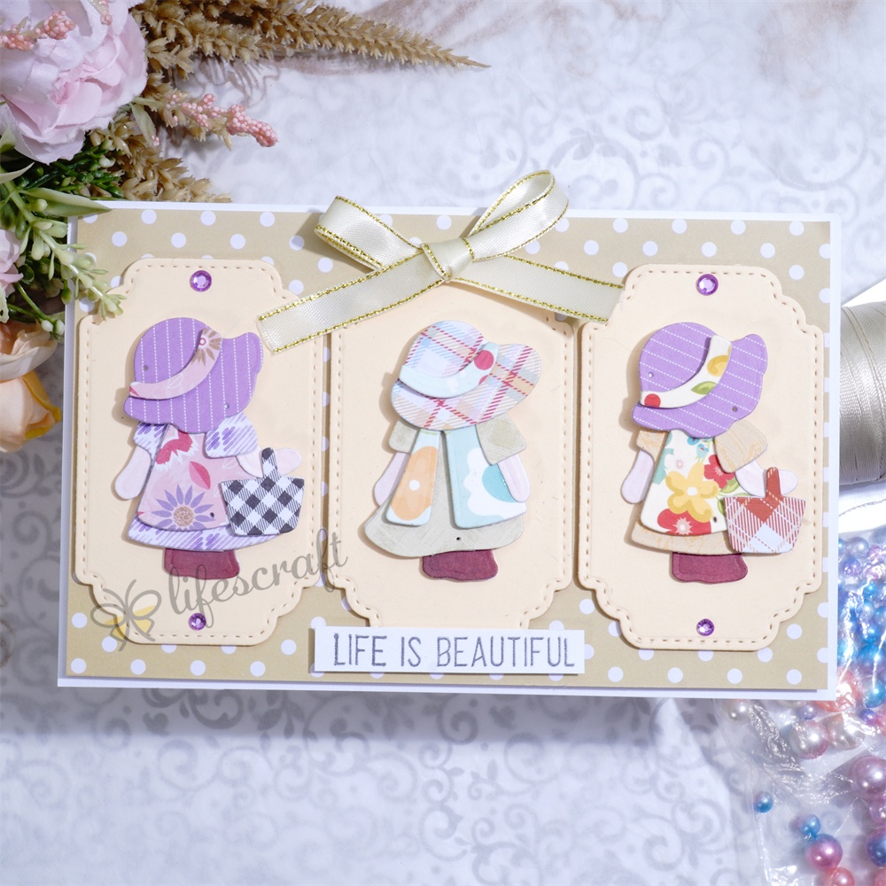 Lifescraft Little Girl Metal Cutting Dies