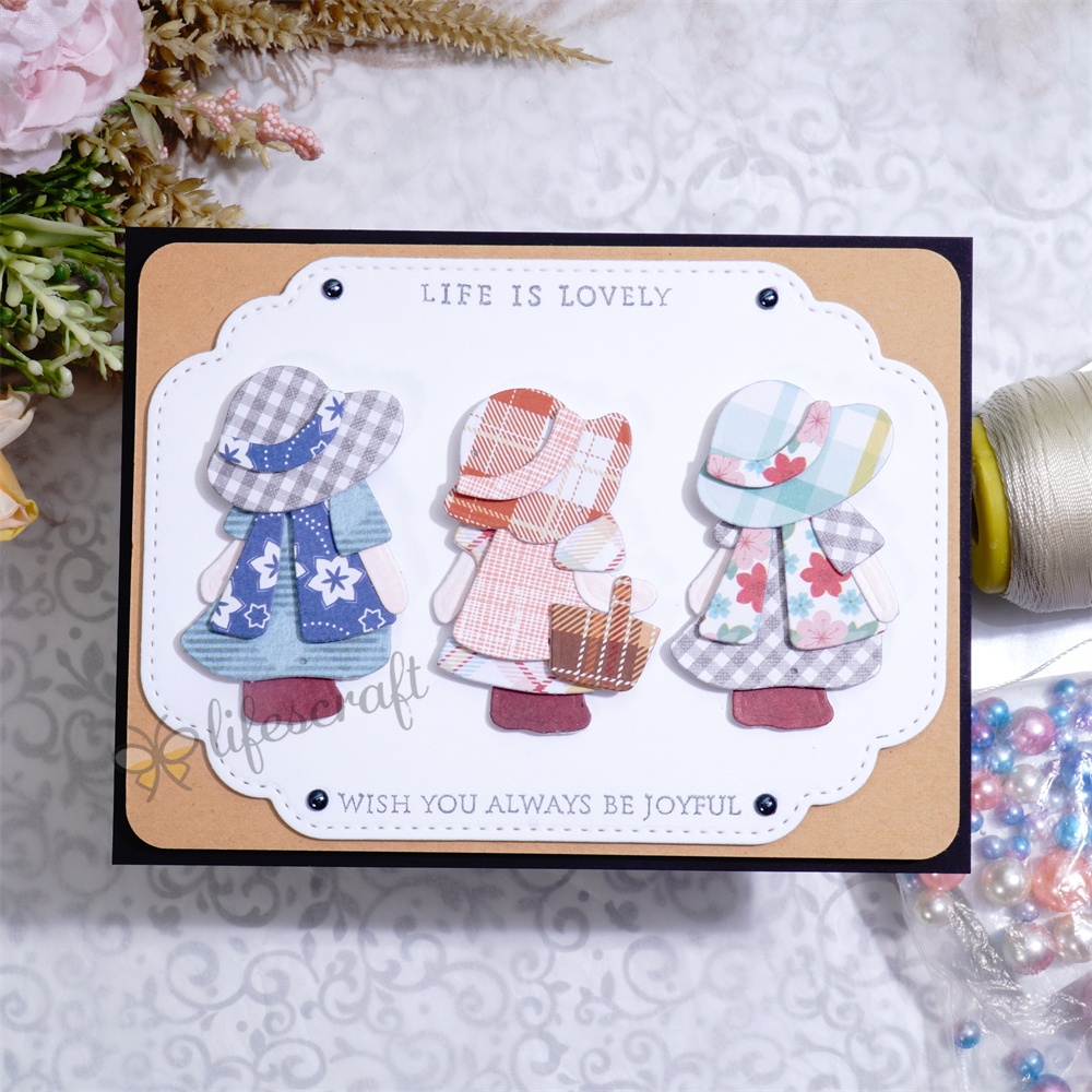 Lifescraft Little Girl Metal Cutting Dies