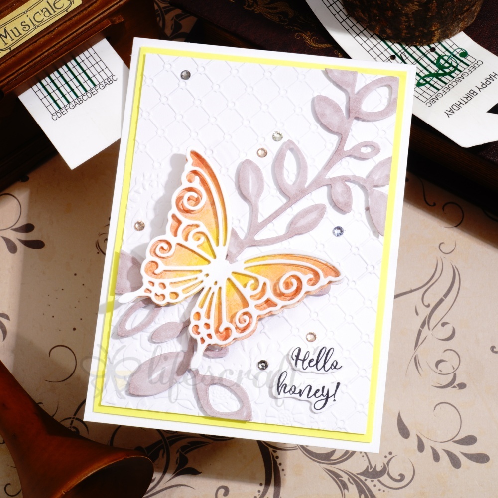 Lifescraft Butterfly and Vines Metal Cutting Dies