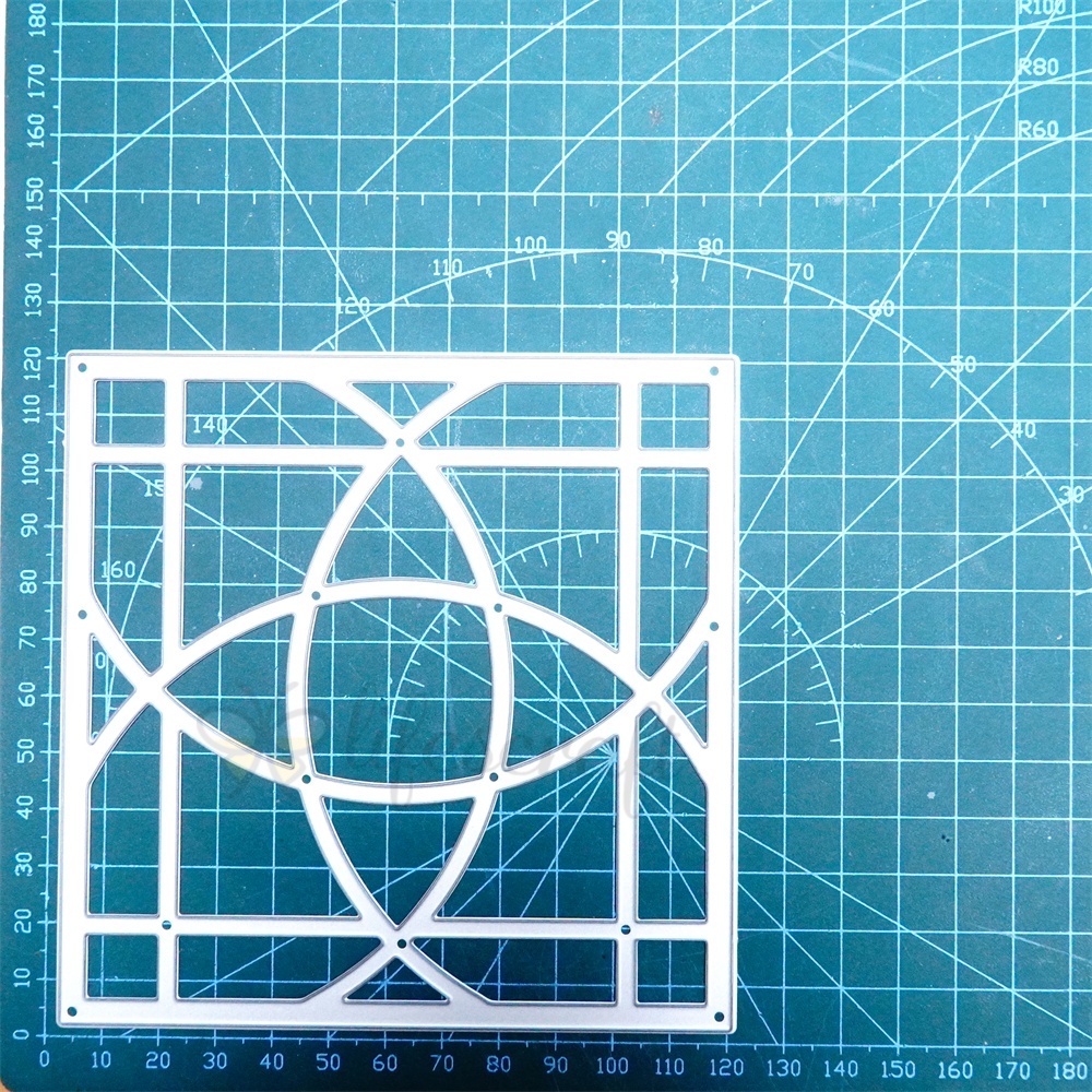Lifescraft Arc ellipse Cross Background Board Metal Cutting Dies