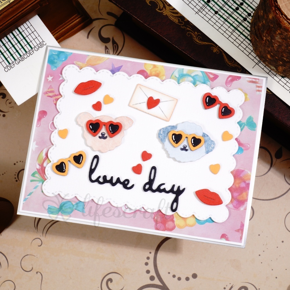 Lifescraft Love Day Metal Cutting Dies