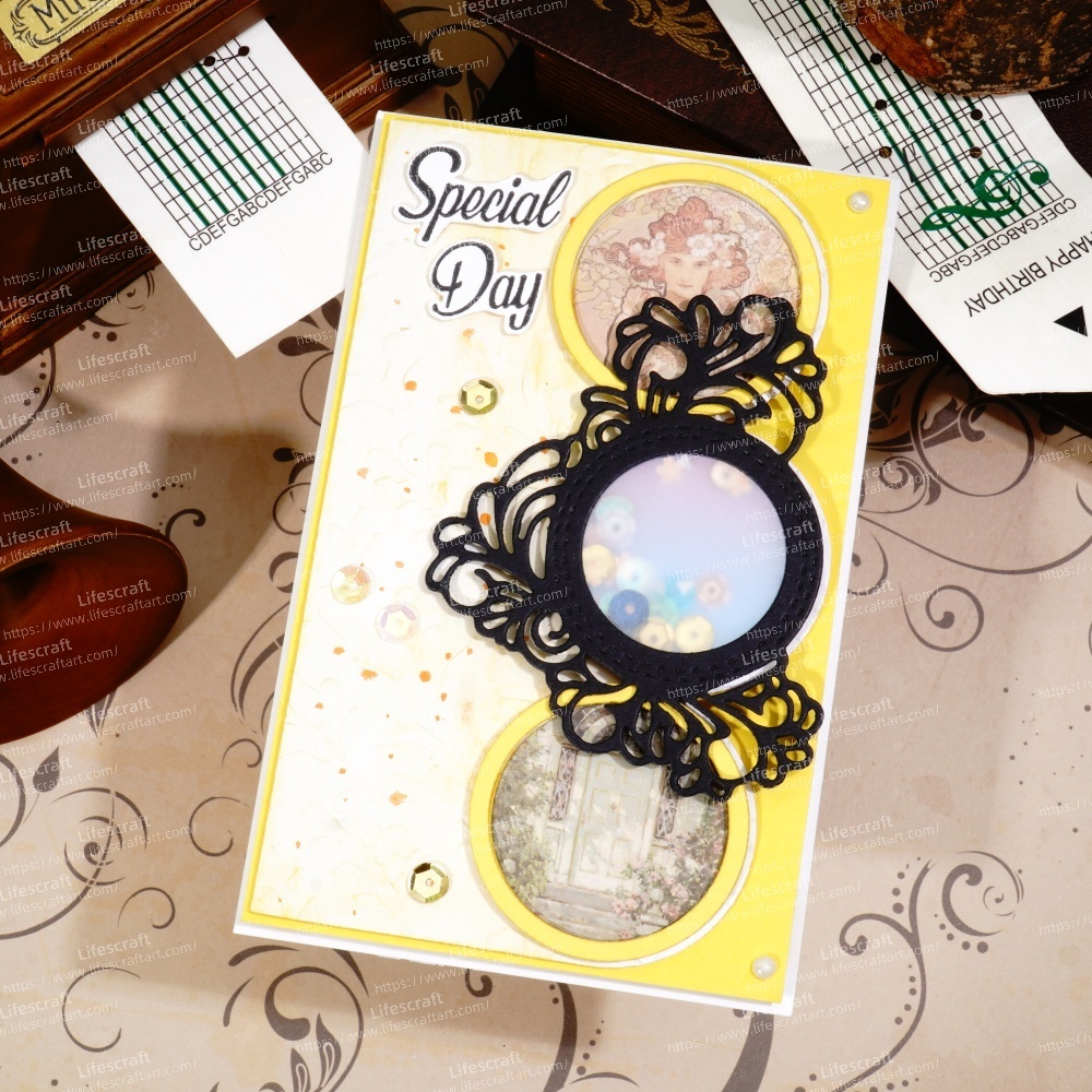 Lifescraft 3D Photo Frame Background  Board Metal Cutting Dies