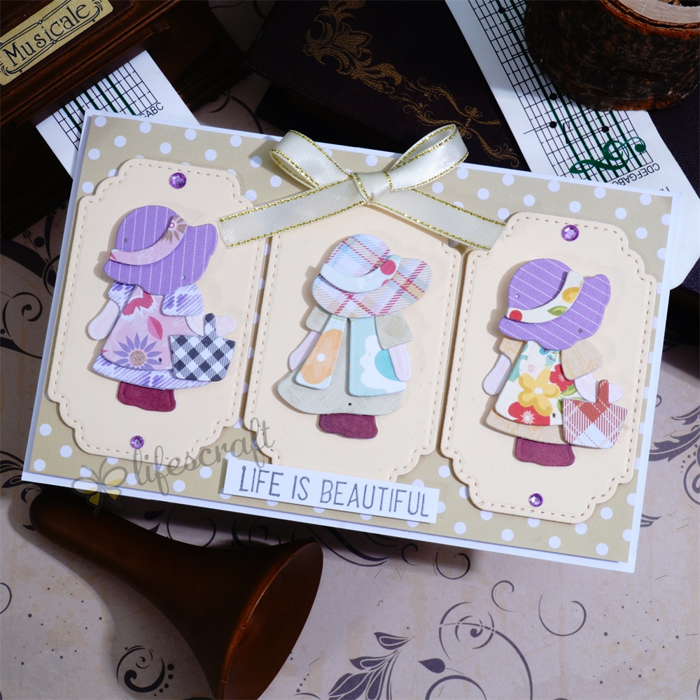 Lifescraft Little Girl Metal Cutting Dies