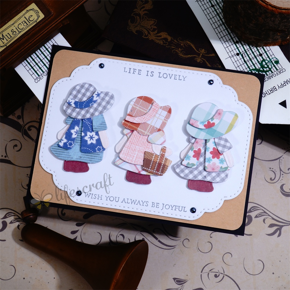 Lifescraft Little Girl Metal Cutting Dies