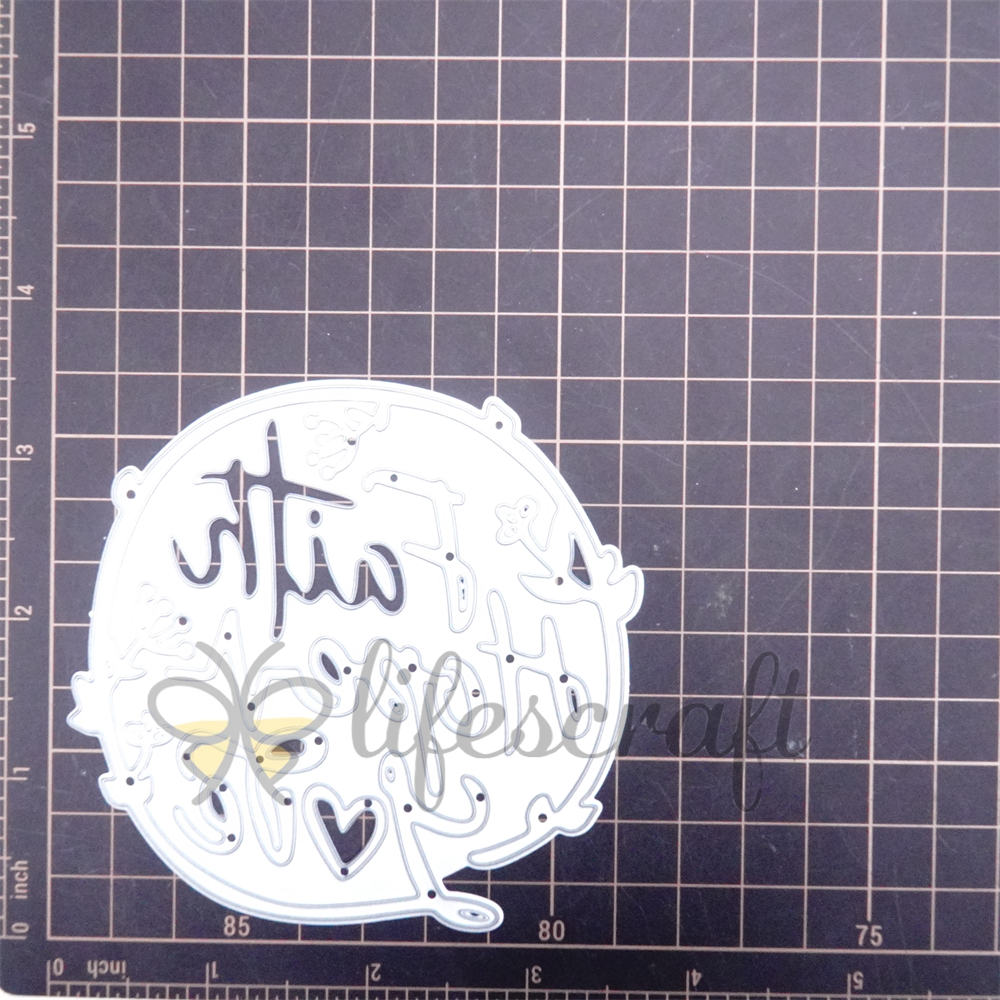 Lifescraft Faith Hope Love Metal Cutting Dies