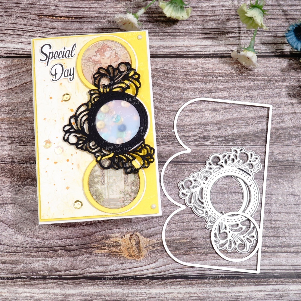 Lifescraft 3D Photo Frame Background  Board Metal Cutting Dies