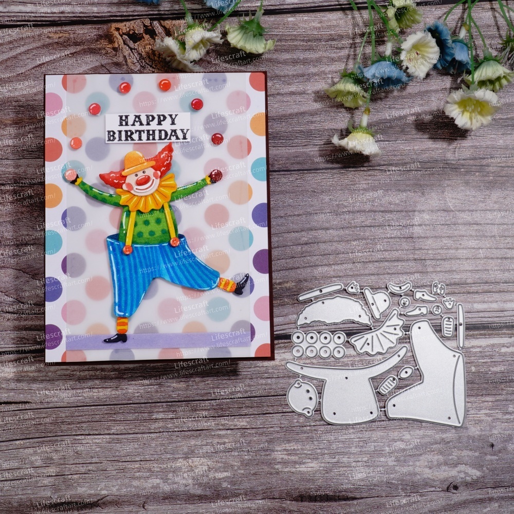 Lifescraft Happy Clown Metal Cutting Dies