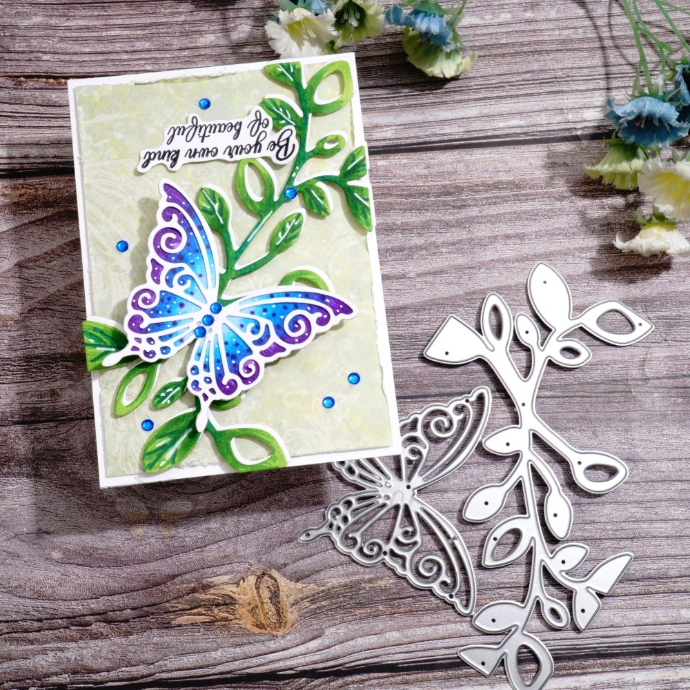 Lifescraft Butterfly and Vines Metal Cutting Dies