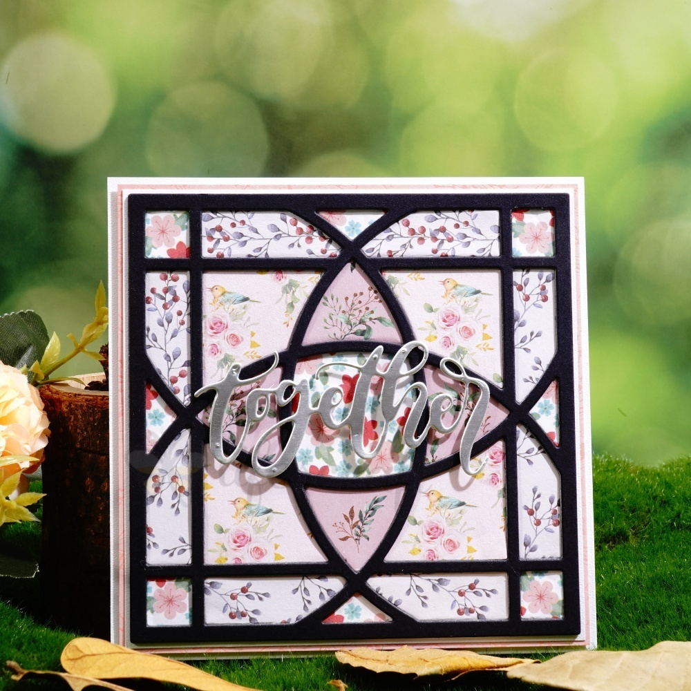 Lifescraft Arc ellipse Cross Background Board Metal Cutting Dies