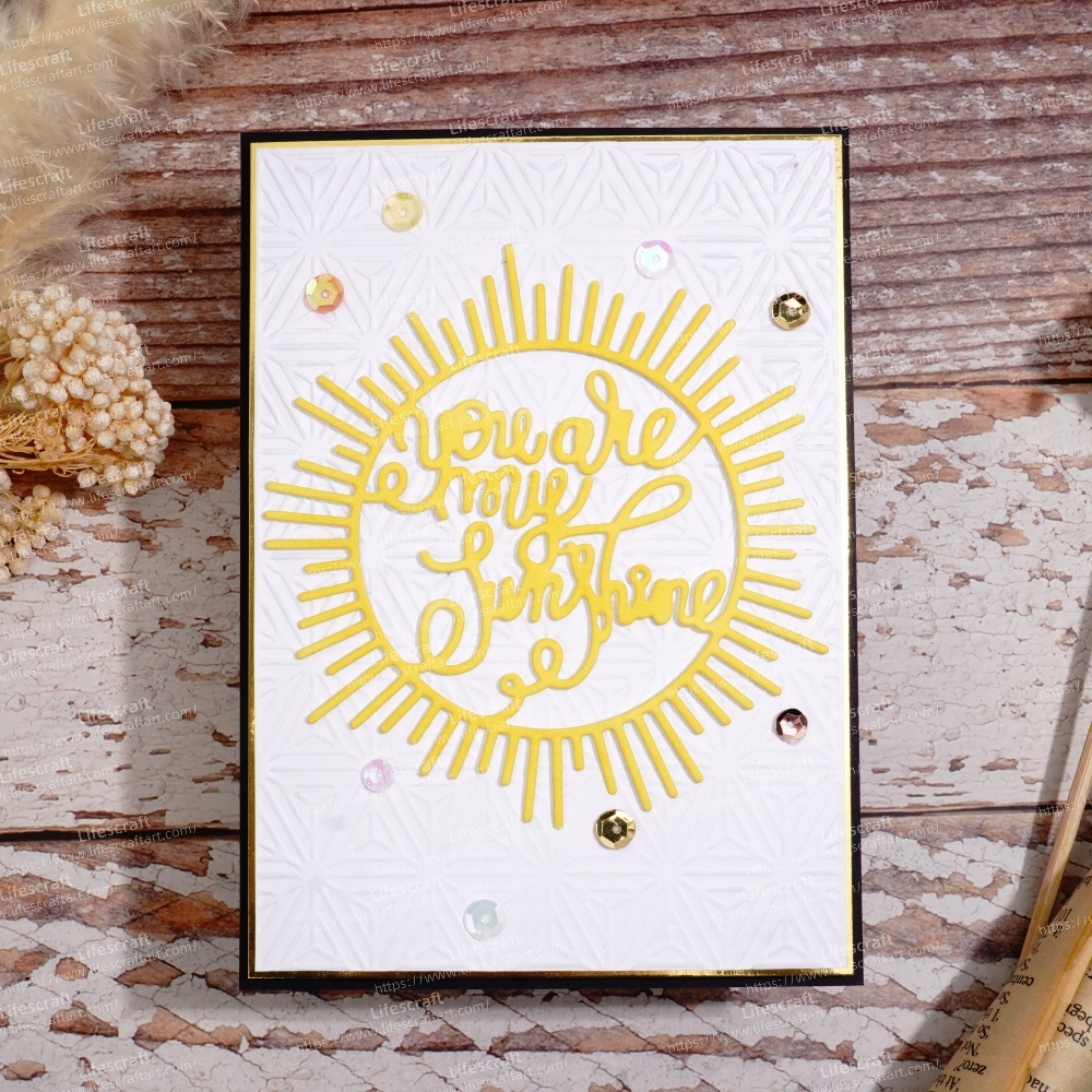 Lifescraft You Are My Sunshine Word Metal Cutting Dies