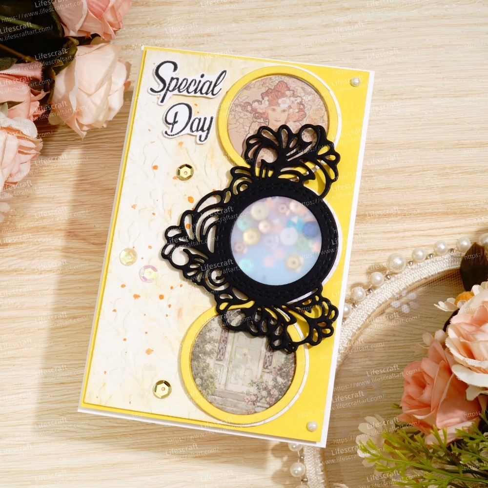 Lifescraft 3D Photo Frame Background  Board Metal Cutting Dies