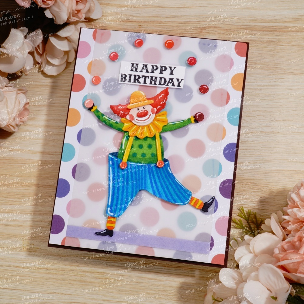 Lifescraft Happy Clown Metal Cutting Dies