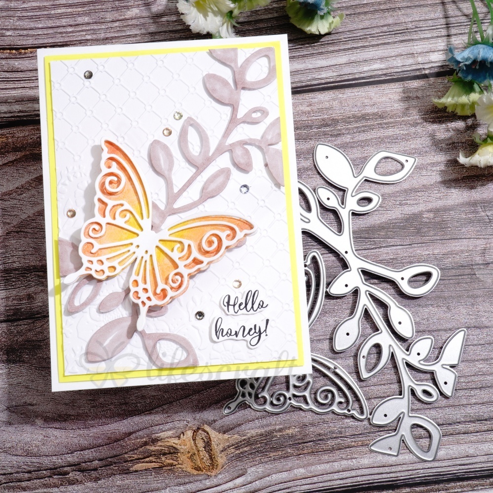 Lifescraft Butterfly and Vines Metal Cutting Dies
