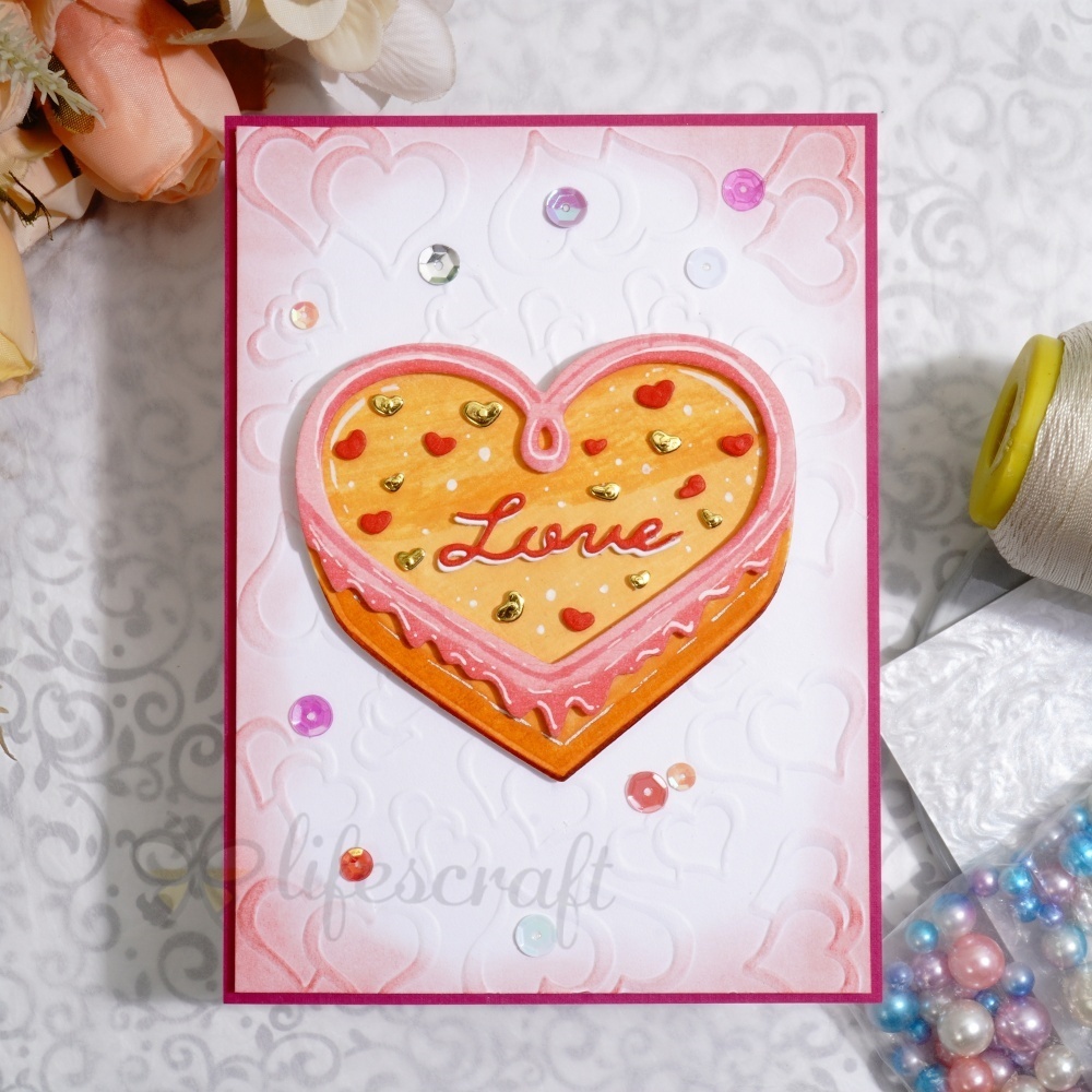 Lifescraft Heart Shaped Chocolate Box Metal Cutting Dies