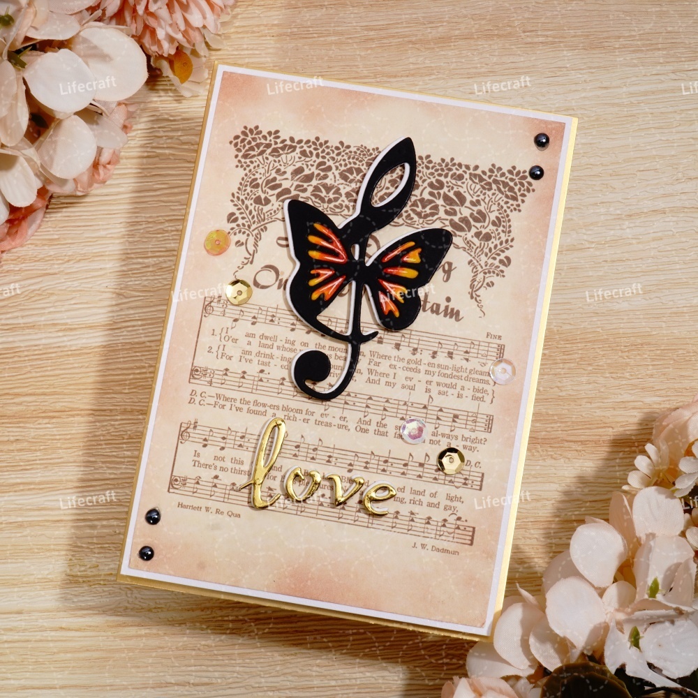 Lifescraft Music Butterfly Metal Cutting Dies
