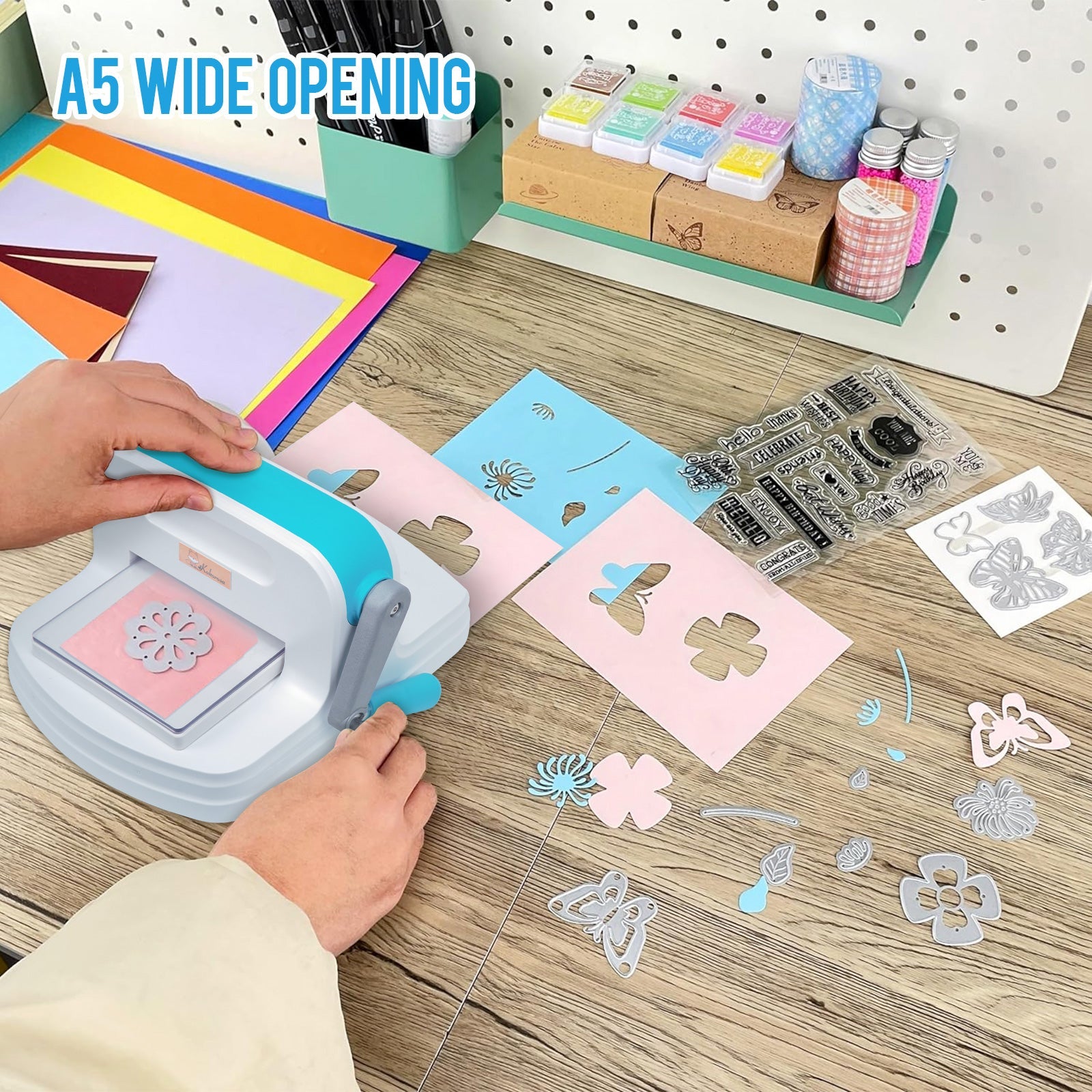 Lifescraft Portable Die Cutting and Embossing Machine Manual Knurling Machine