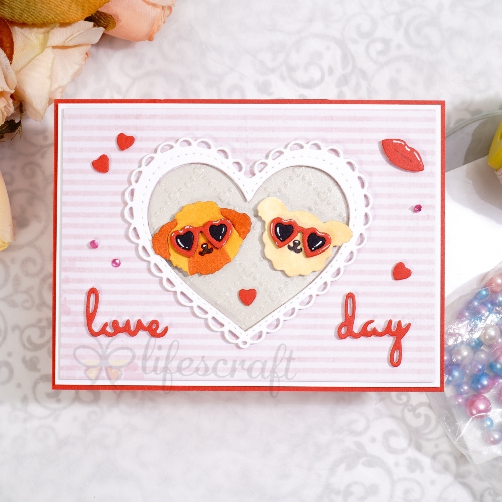 Lifescraft Love Day Metal Cutting Dies