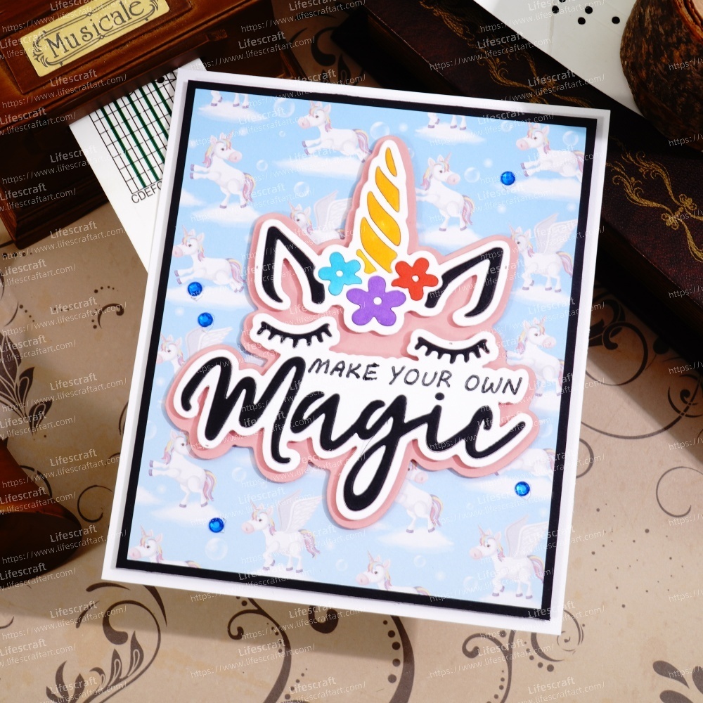 Lifescraft Magical Unicorn Metal Cutting Dies