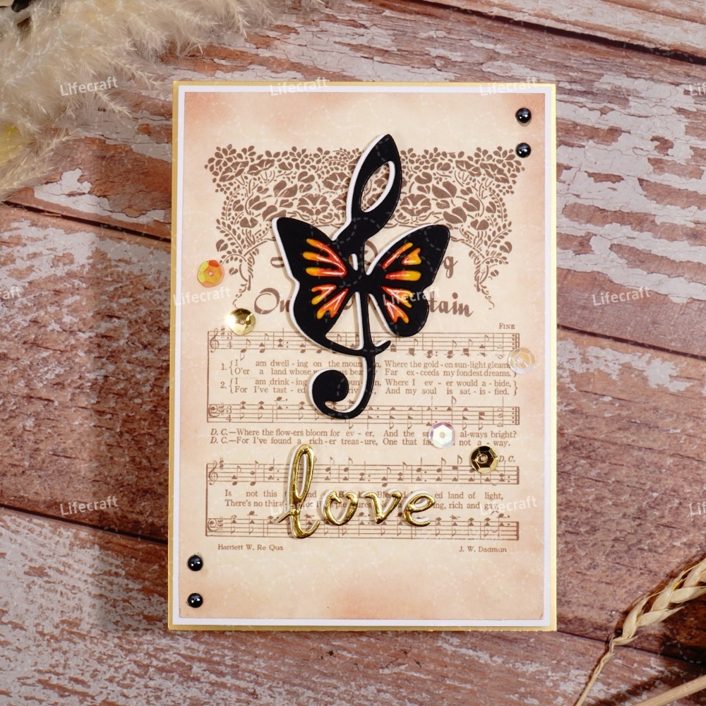 Lifescraft Music Butterfly Metal Cutting Dies