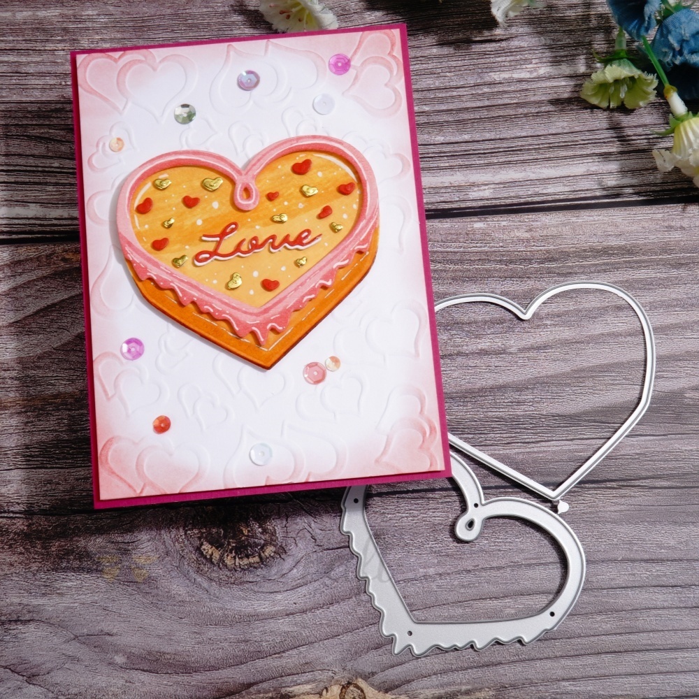 Lifescraft Heart Shaped Chocolate Box Metal Cutting Dies