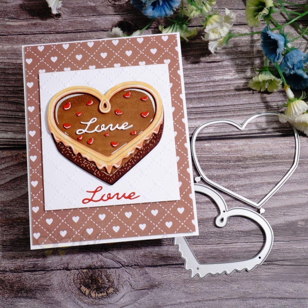 Lifescraft Heart Shaped Chocolate Box Metal Cutting Dies