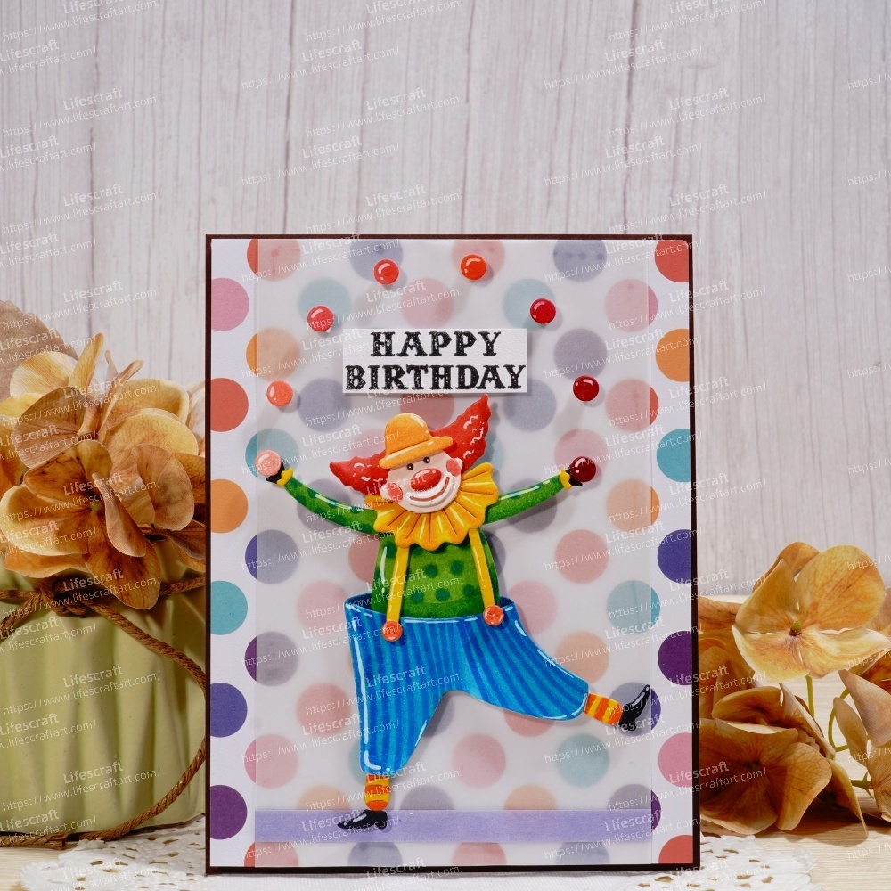 Lifescraft Happy Clown Metal Cutting Dies