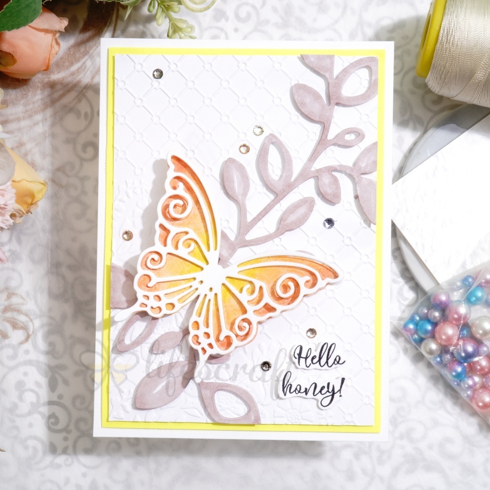 Lifescraft Butterfly and Vines Metal Cutting Dies