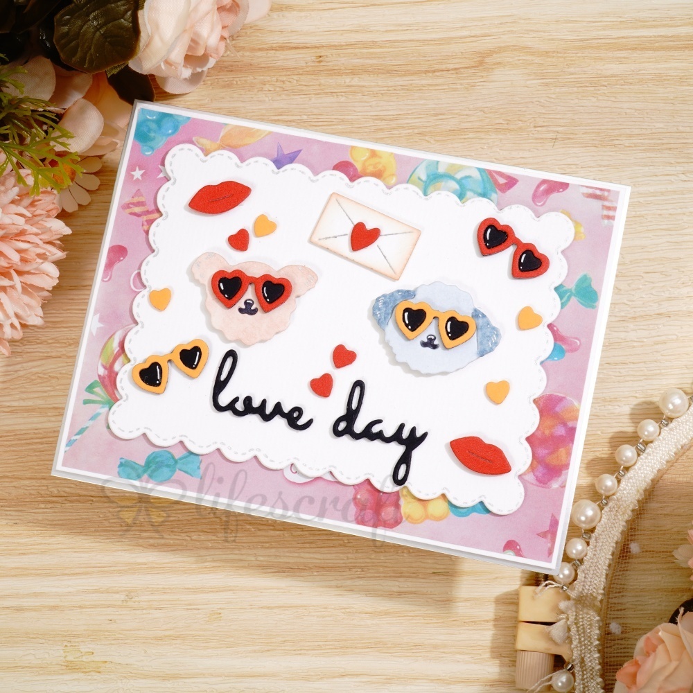 Lifescraft Love Day Metal Cutting Dies