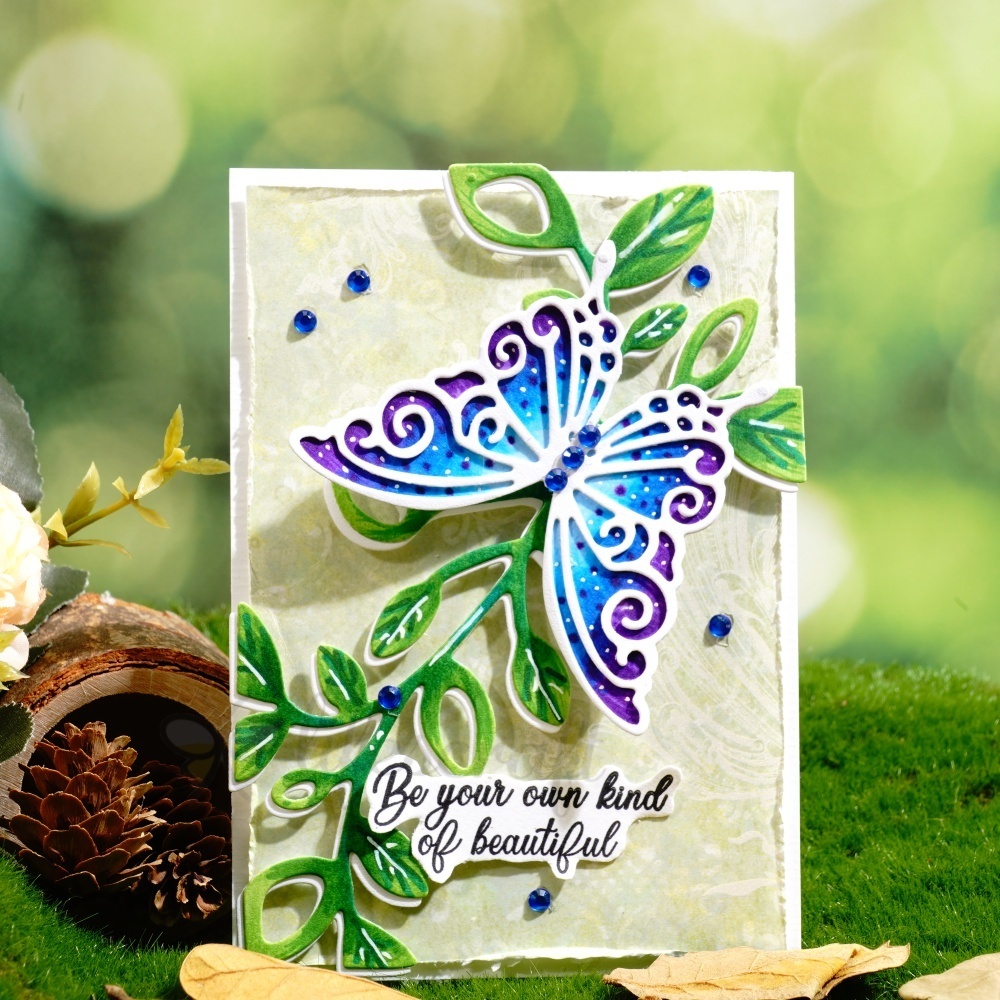 Lifescraft Butterfly and Vines Metal Cutting Dies