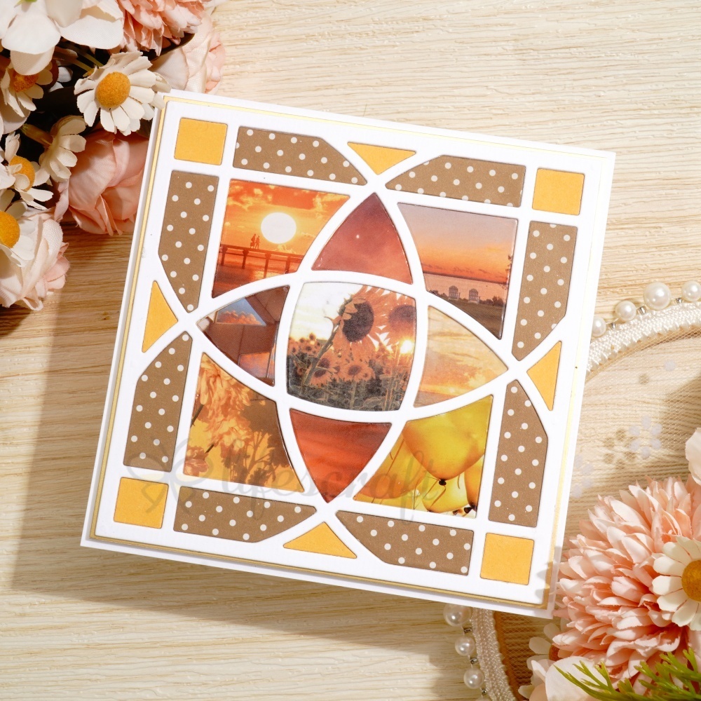 Lifescraft Arc ellipse Cross Background Board Metal Cutting Dies